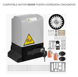 VEVOR Control Remoto Automático para Puerta Corrediza Alcance de 40 m 4 Botones