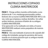 Instrucciones Copiado Clemsa Mastercode MV12