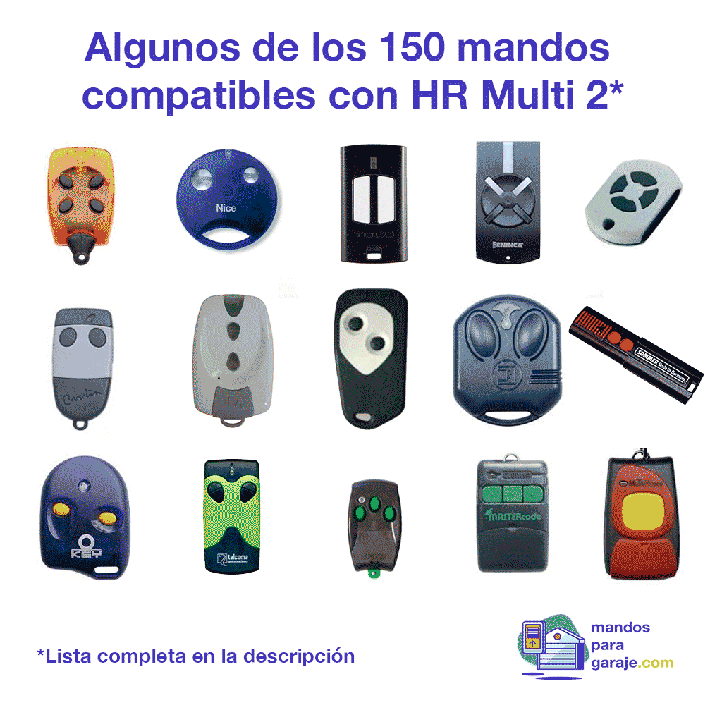 Mandos Garaje compatibles HR Multi 2